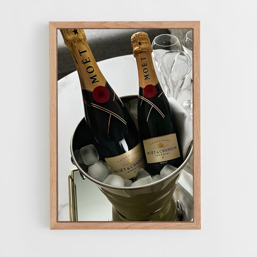 ap-moet chandon-1 cadre Bois clair
