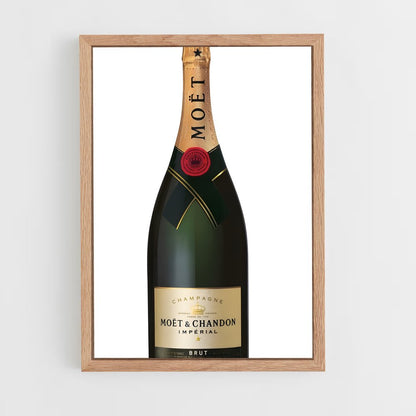 ap-moet chandon-10 cadre Bois clair
