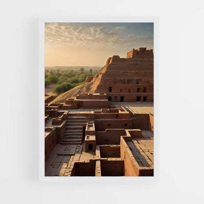 ap-mohenjo daro-1 cadre Blanc
