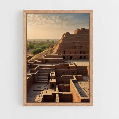 ap-mohenjo daro-1 cadre Bois clair