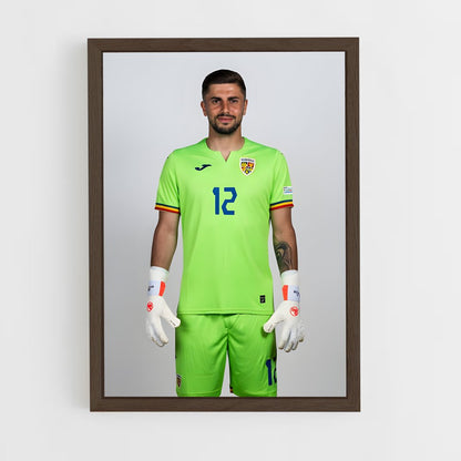ap-moldova national football team-3 cadre Bois foncé