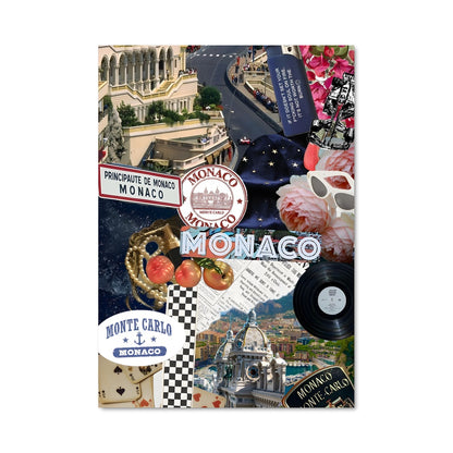 Poster Collage de Monaco
