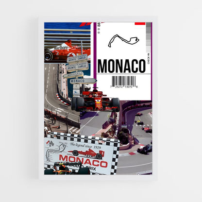 ap-monaco grand prix-7 cadre Blanc