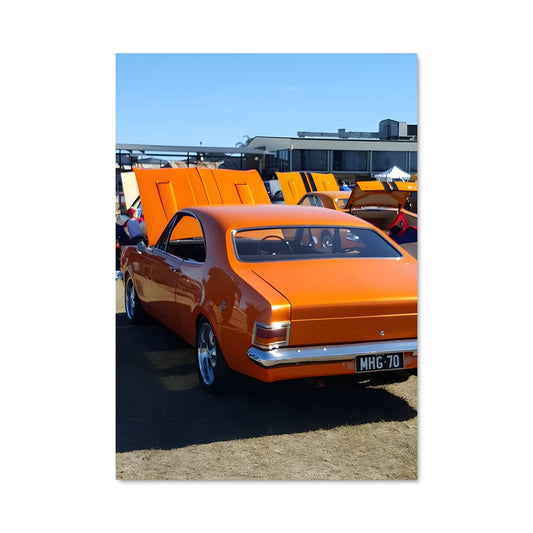 Poster Rassemblement Automobile