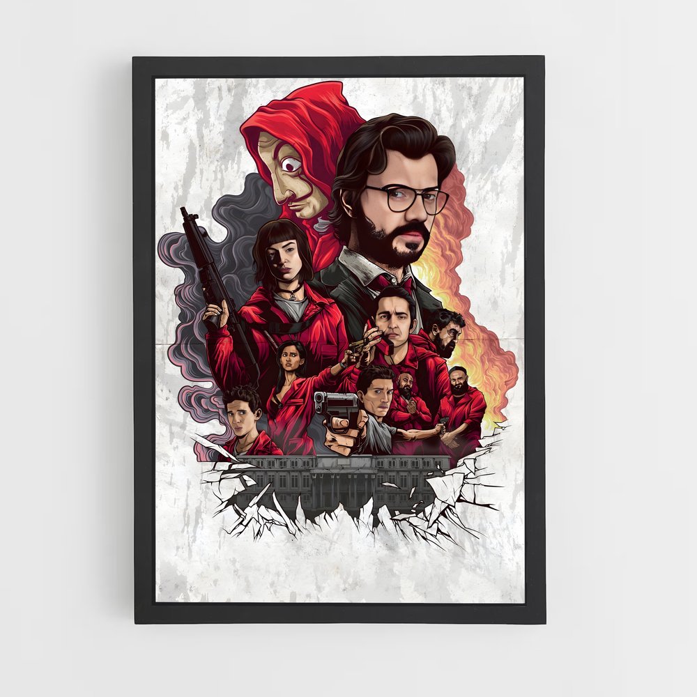 ap-money heist la casa de papel-1 cadre Noir