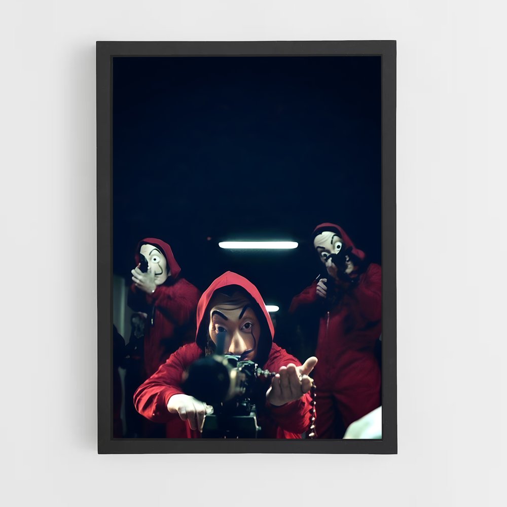 ap-money heist la casa de papel-3 cadre Noir