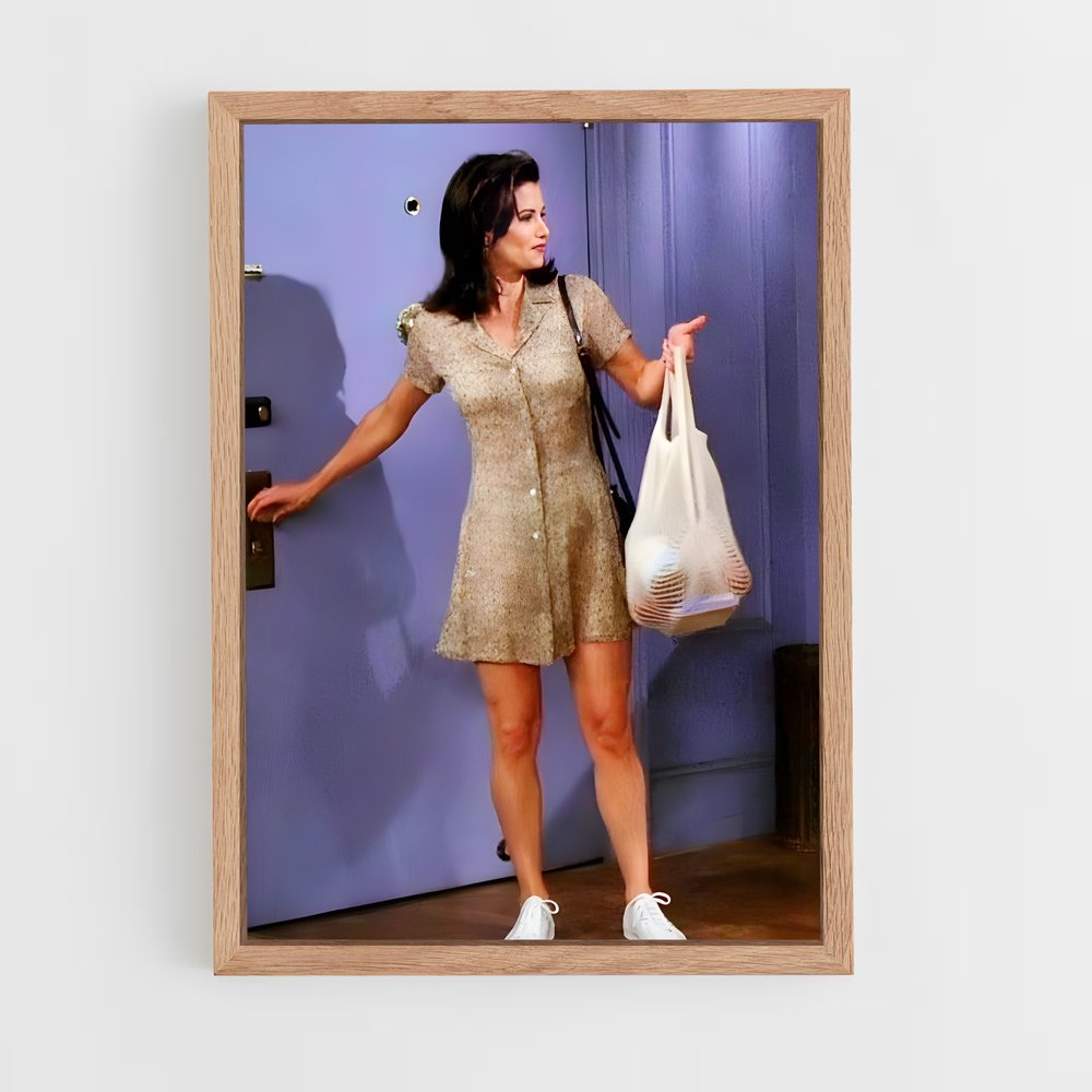 ap-monica geller-4 cadre Bois clair