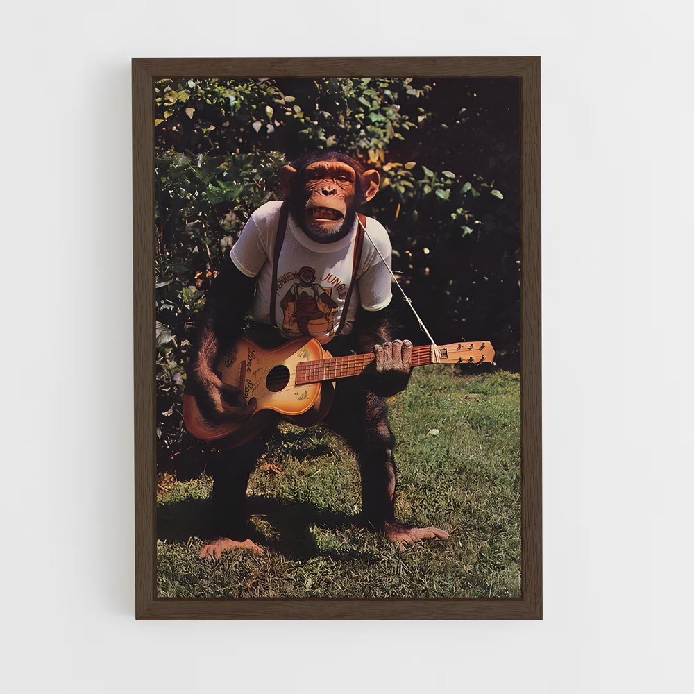 ap-monkey-4 cadre Bois foncé