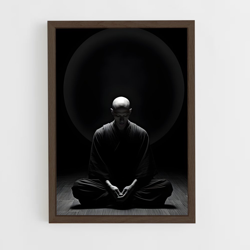 ap-monks-10 cadre Bois foncé