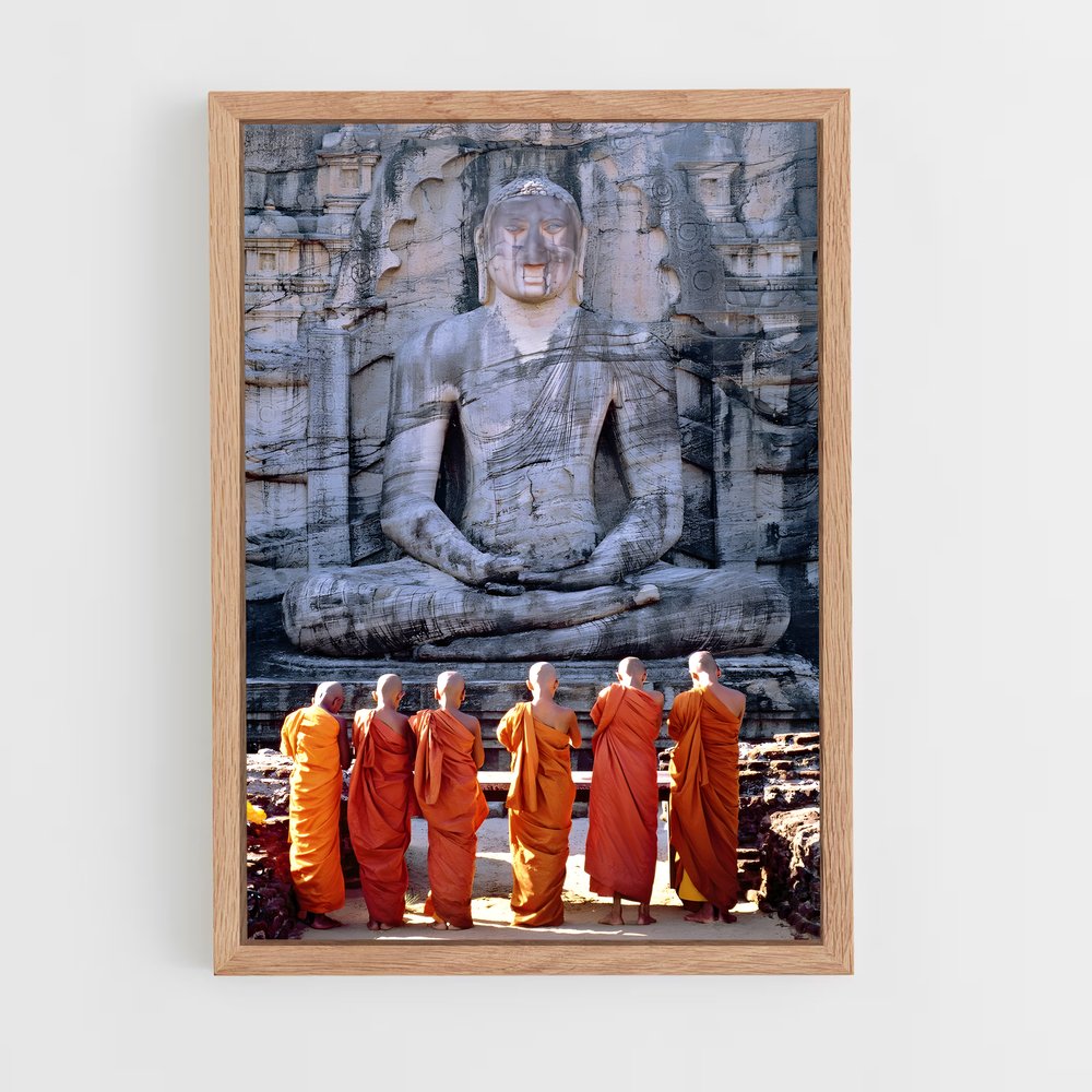 ap-monks-5 cadre Bois clair