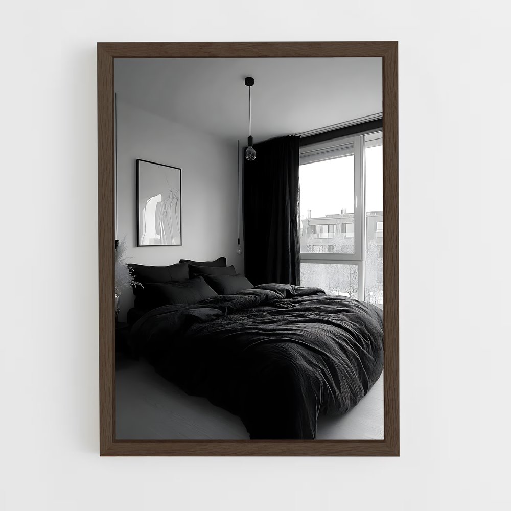 ap-monochrome-4 cadre Bois foncé