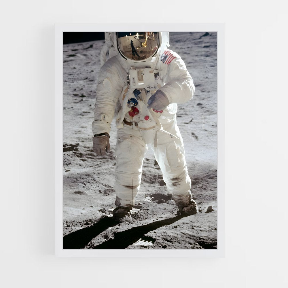 ap-moon landing-2 cadre Blanc