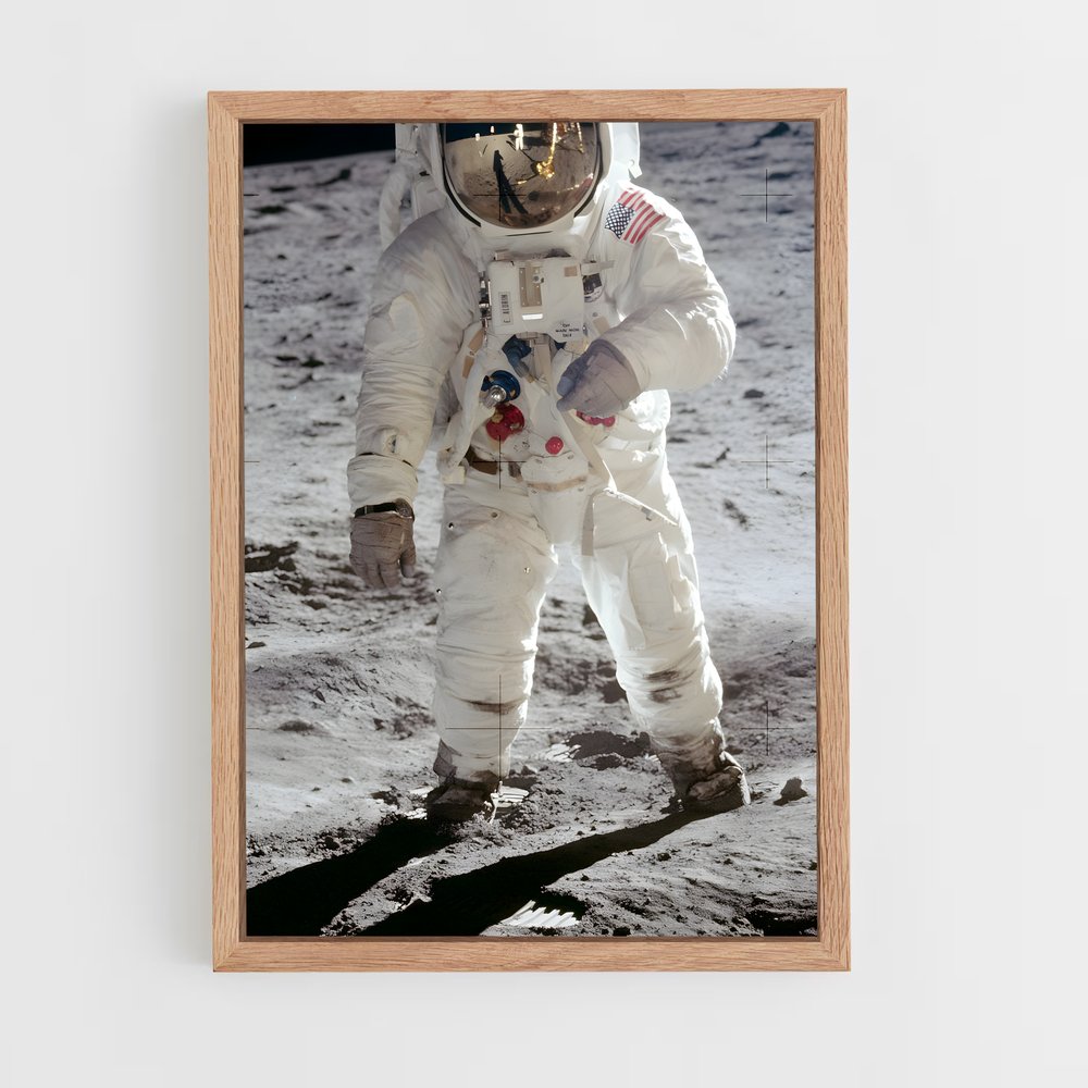 ap-moon landing-2 cadre Bois clair