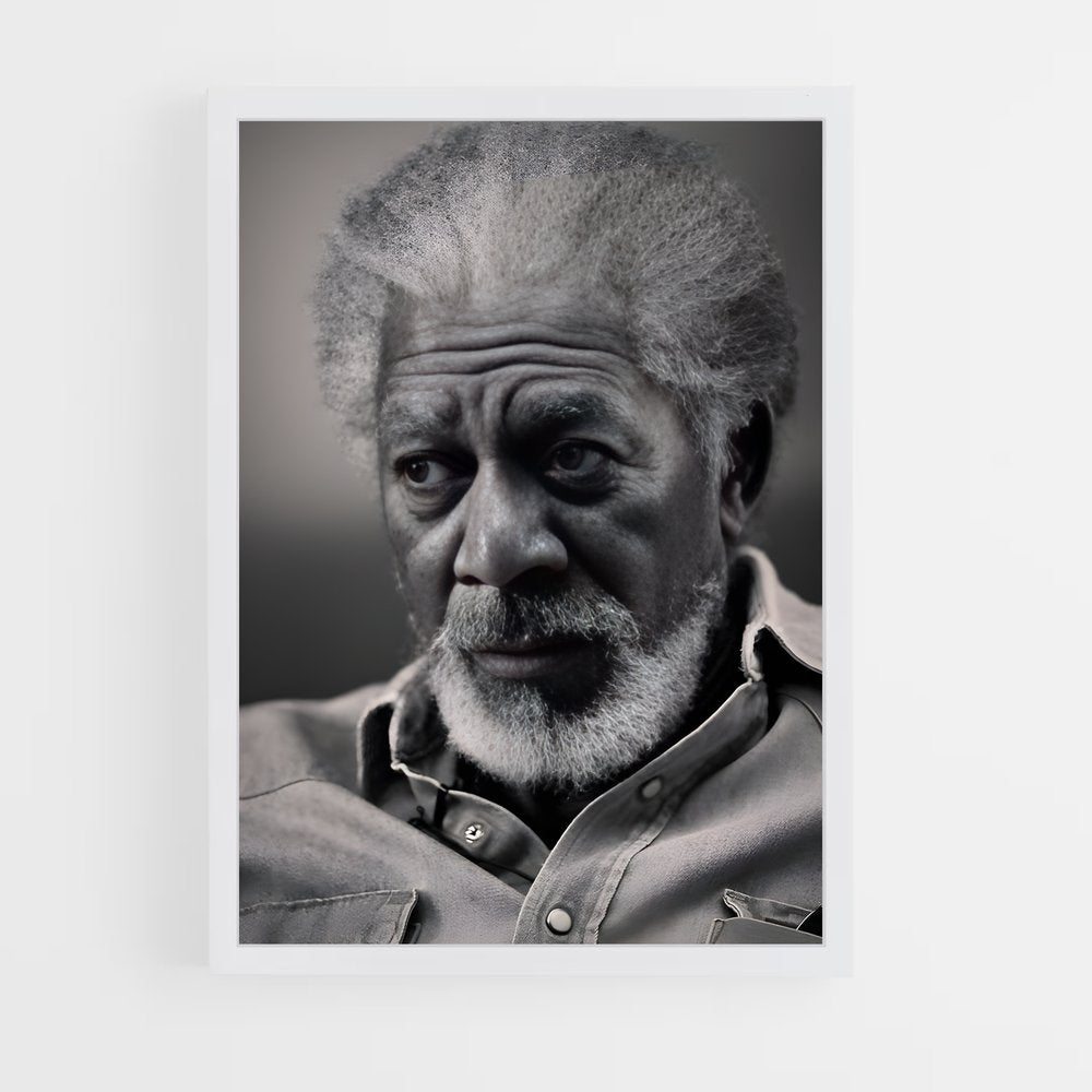 ap-morgan freeman-13 cadre Blanc