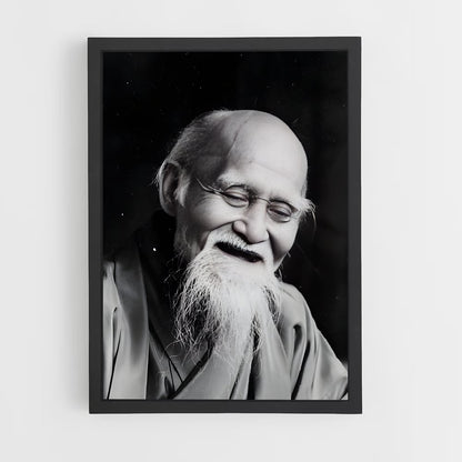ap-morihei ueshiba-2 cadre Noir