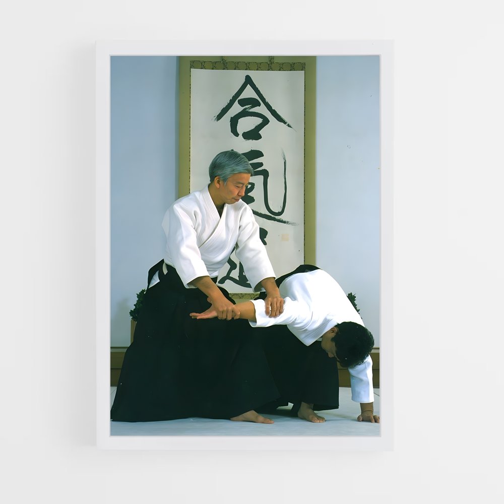 ap-moriteru ueshiba-1 cadre Blanc
