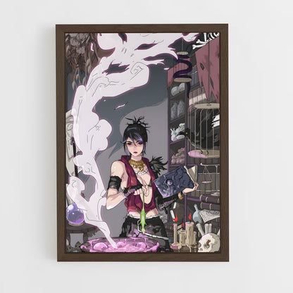ap-morrigan dragon age-2 cadre Bois foncé