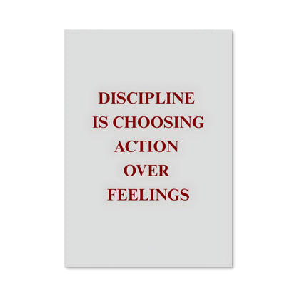 Poster Action et Discipline