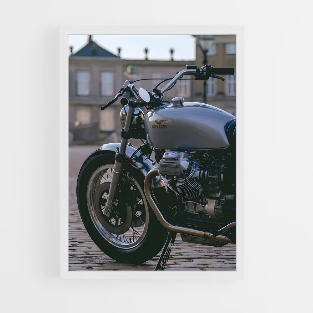 ap-moto guzzi-1 cadre Blanc