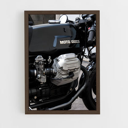 ap-moto guzzi-11 cadre Bois foncé