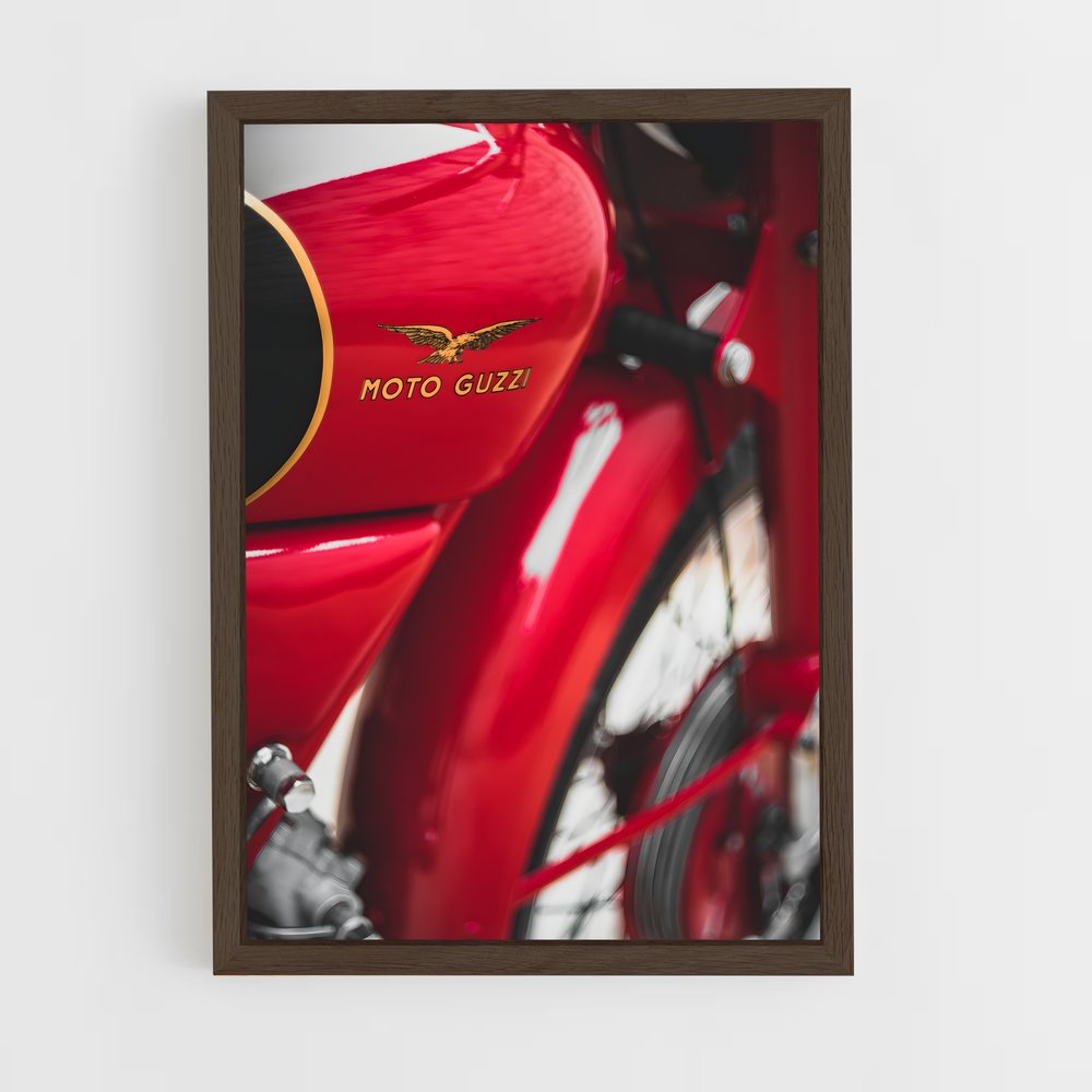 ap-moto guzzi-3 cadre Bois foncé