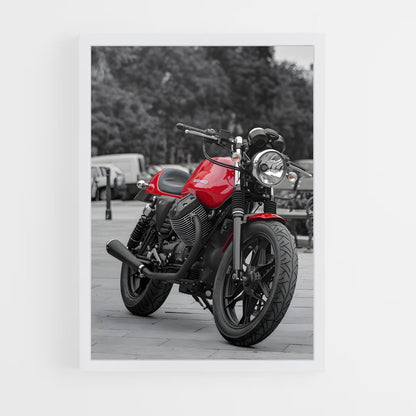 ap-moto guzzi-4 cadre Blanc