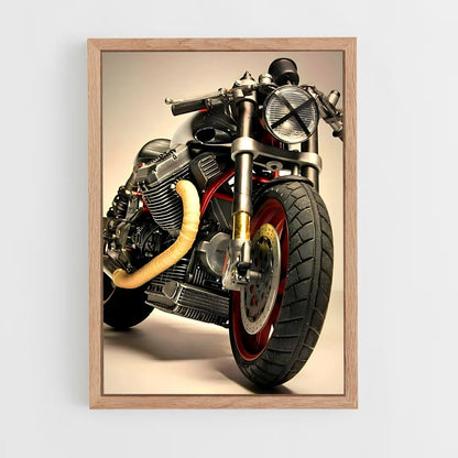ap-moto guzzi-6 cadre Bois clair