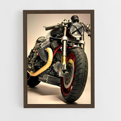 ap-moto guzzi-6 cadre Bois foncé