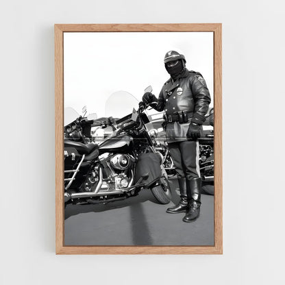 ap-motorcycle cop-2 cadre Bois clair
