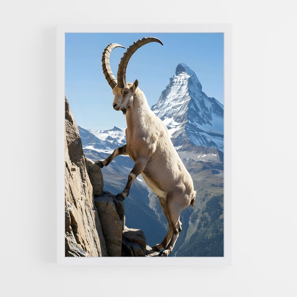 ap-mountain goat-1 cadre Blanc