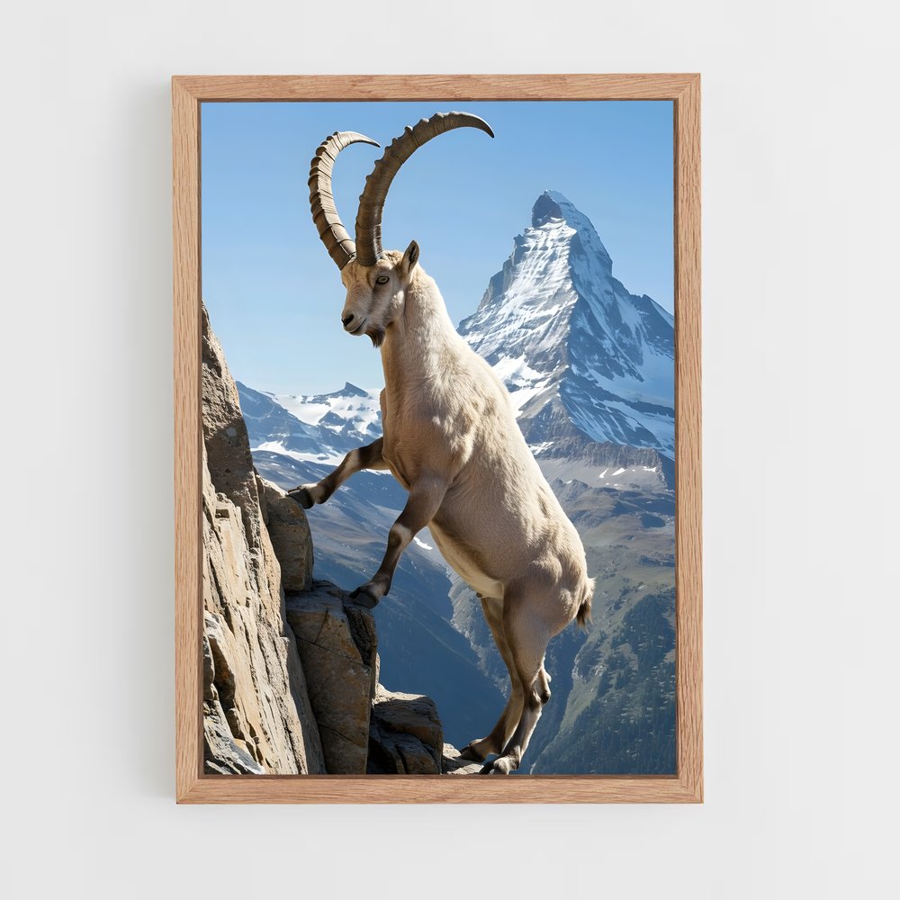ap-mountain goat-1 cadre Bois clair