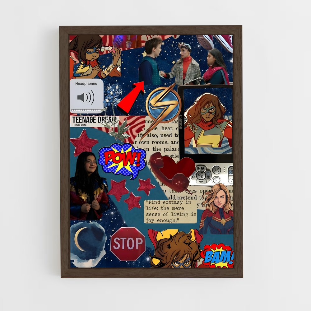 ap-ms marvel-8 cadre Bois foncé