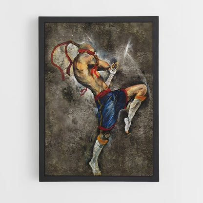 ap-muay thai-5 cadre Noir