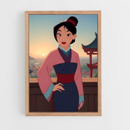 ap-mulan-5 cadre Bois clair