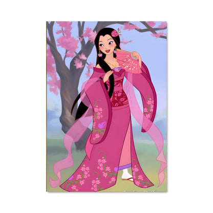 Poster Mulan Écarlate