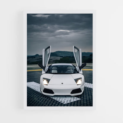 ap-murcielago lp640-6 cadre Blanc