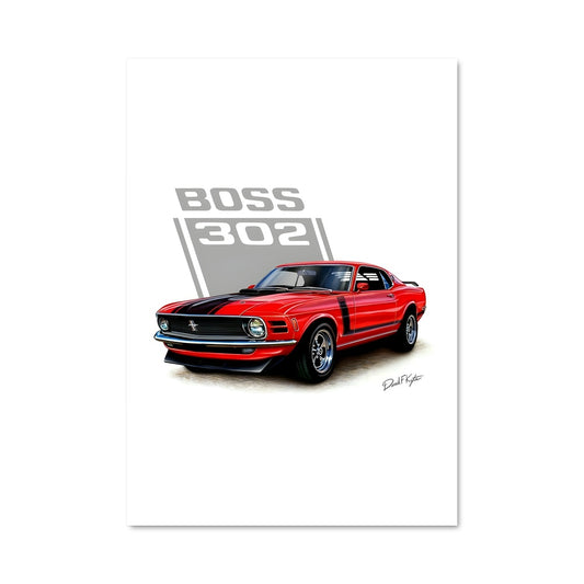 Poster Mustang Fury
