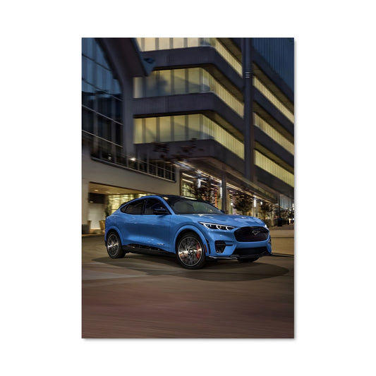Poster Mustang en Ville