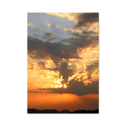 Poster Crépuscule Montagnard