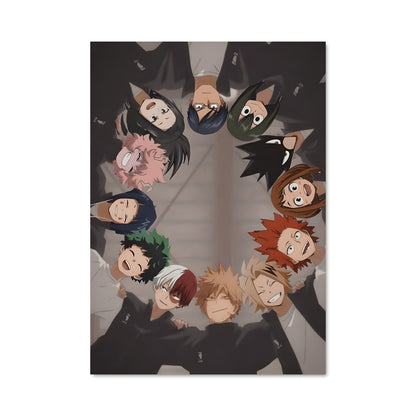 Poster Héros en Cercle