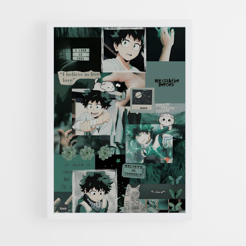ap-my hero academia-5 cadre Blanc