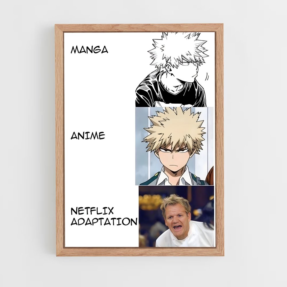 ap-my hero academia-6 cadre Bois clair