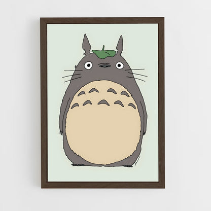 ap-my neighbor totoro-2 cadre Bois foncé