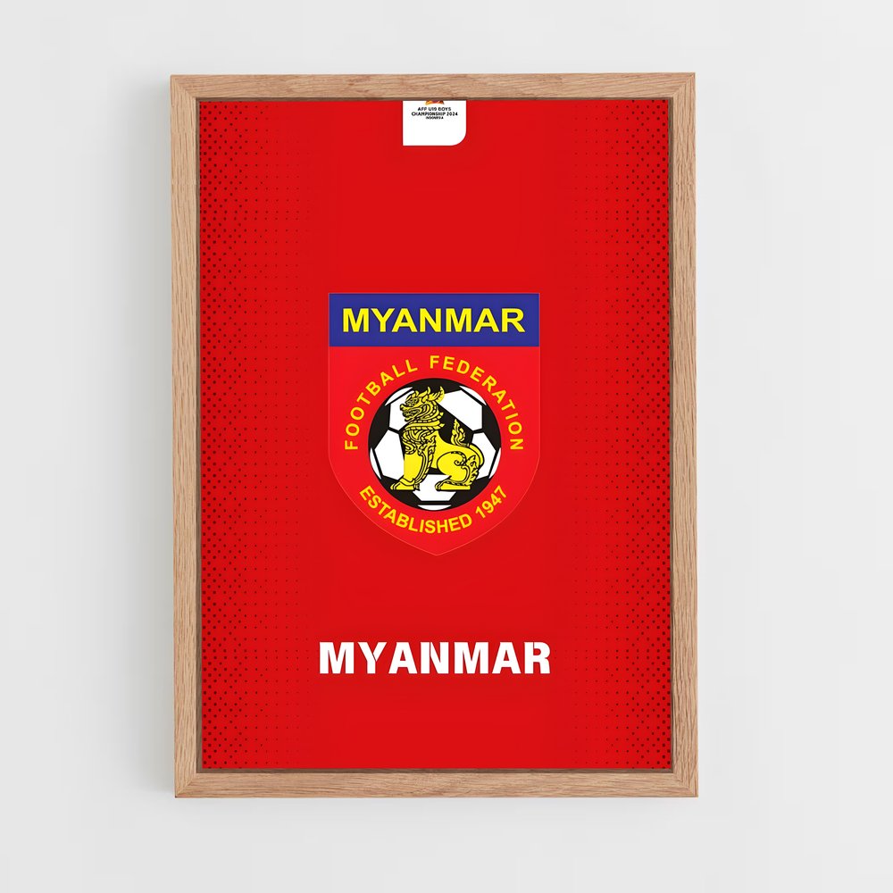 ap-myanmar national football team-1 cadre Bois clair