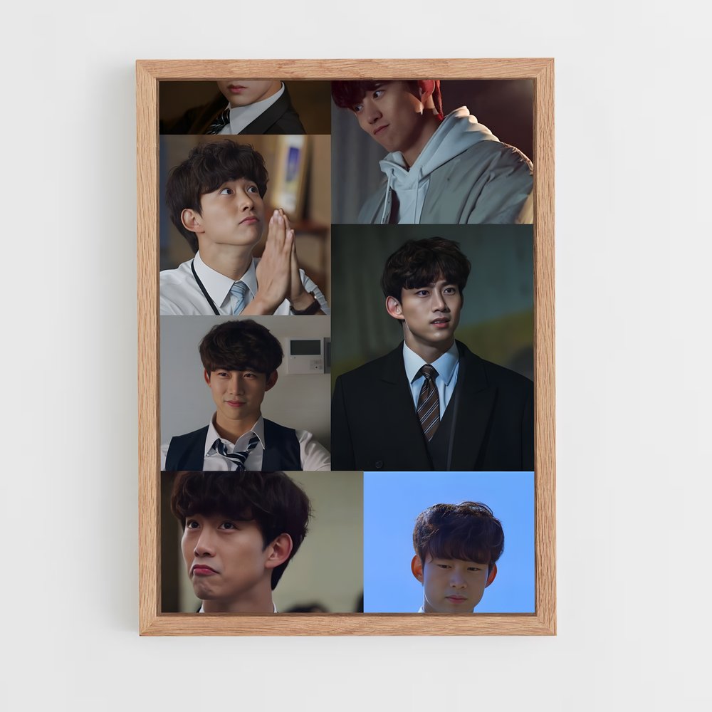 ap-nam joo sung-10 cadre Bois clair