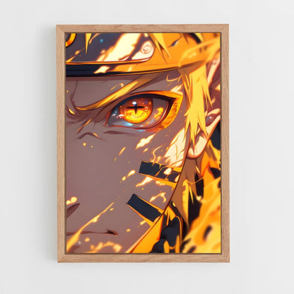 ap-naruto uzumaki-7 cadre Bois clair