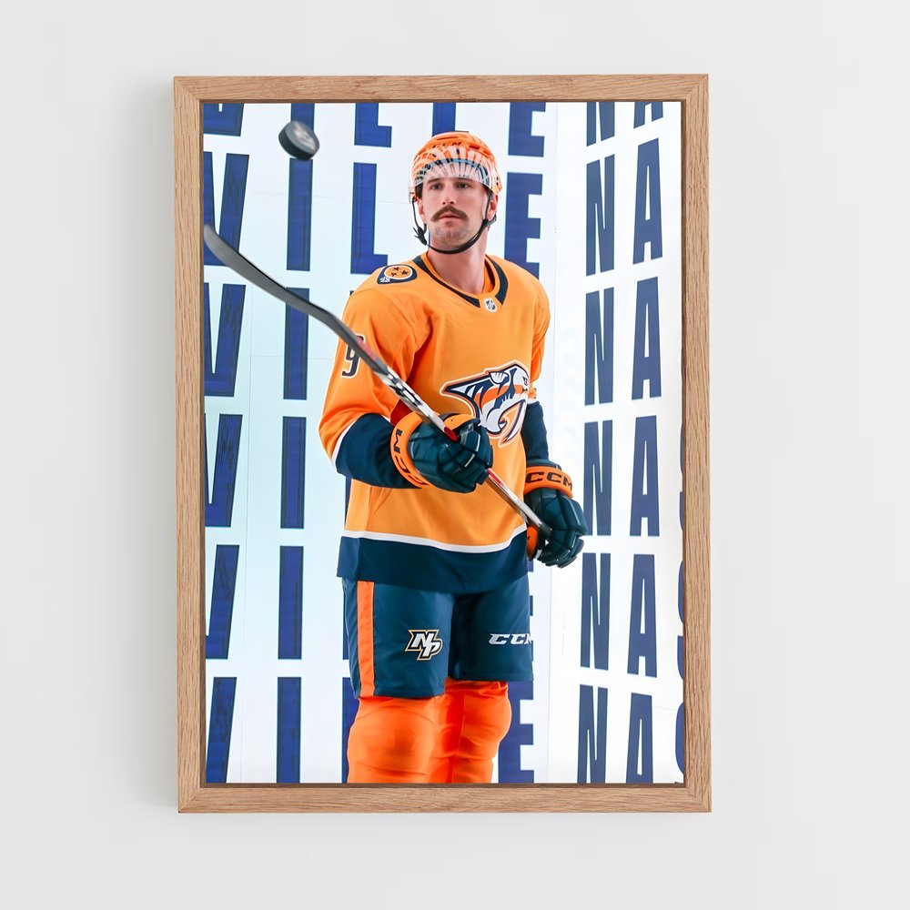 ap-nashville predators-3 cadre Bois clair
