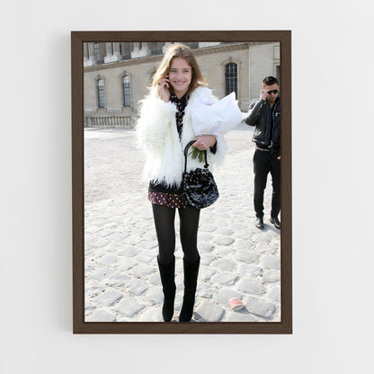 ap-natalia vodianova-2 cadre Bois foncé