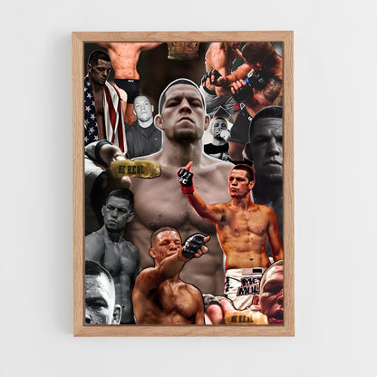 ap-nate diaz-3 cadre Bois clair