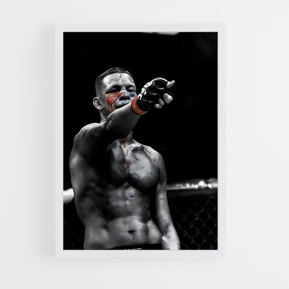 ap-nate diaz-5 cadre Blanc